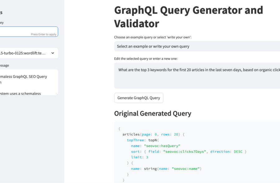 graph query generator validator